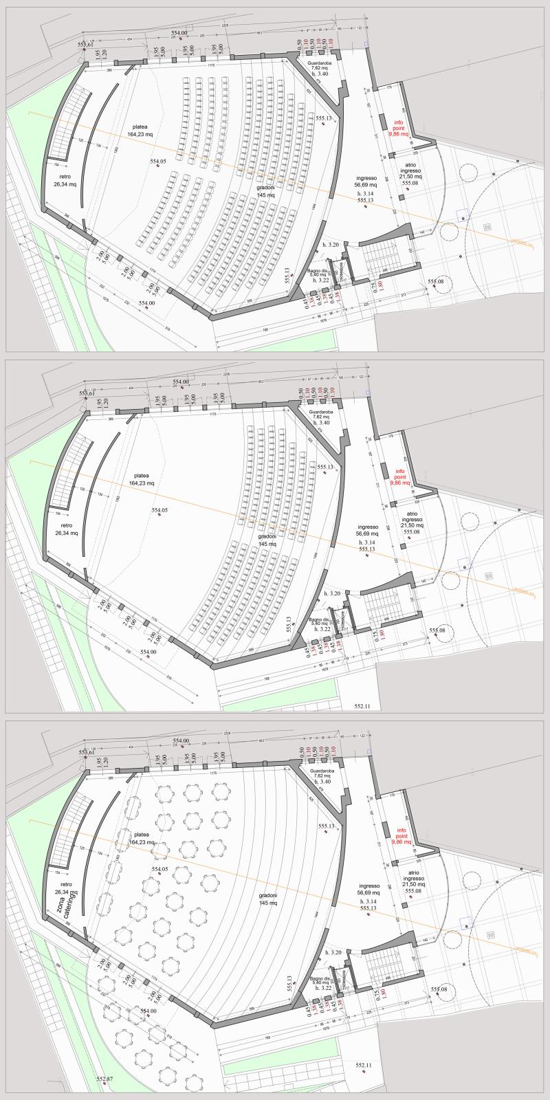 SERVALLI ARCHITETTURA - STUDIO FATTIBILITA' RIQUALIFICAZIONE EX CINEMA LA PARCO GANDINO